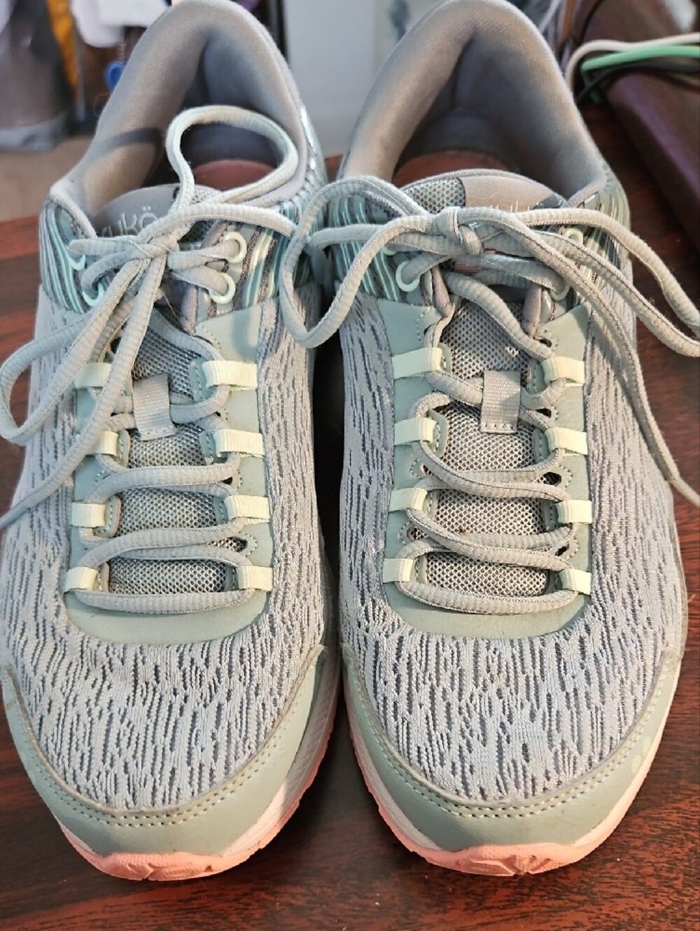 Ryka Mint Green Athletic Walking Sneakers - Picture 3 of 5